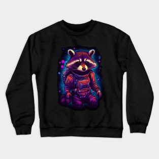 Space Raccoon Crewneck Sweatshirt